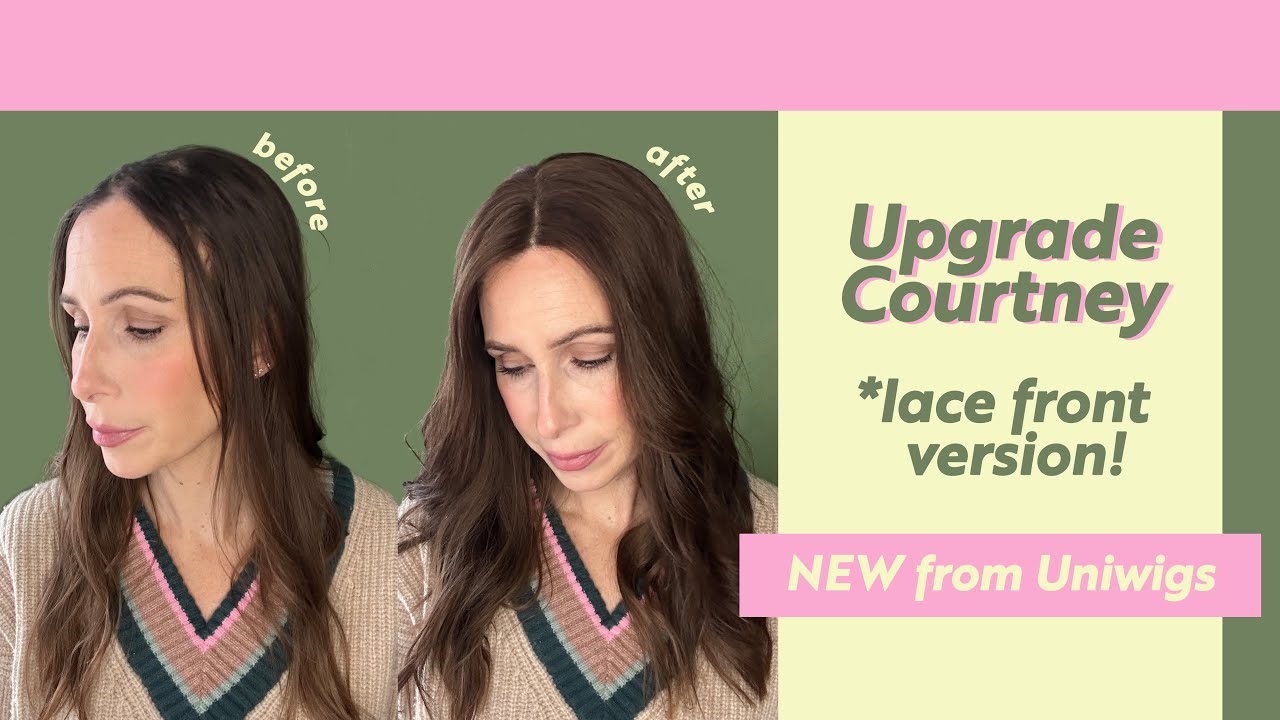 How does the NEW lace front Upgrade Courtney hair topper from Uniwigs compare to the original?!
