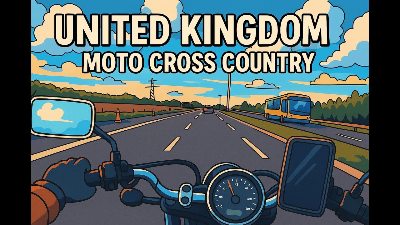 #51 United Kingdom Cross Country from DOVER M20 LONDON M25 A1  LEICESTER LEEDS NEWCASTLE EDINBURGH