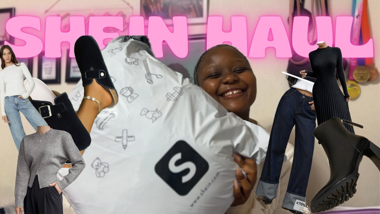 SHEIN HAUL + TRY ON: work and everyday outfits | autumn | winter | SOUTH AFRICAN YOUTUBER