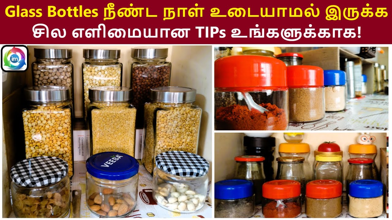 Kitchen Pantry Organization | Glass Bottles Storage | Tips & Ideas | Space Saving Storage Ideas