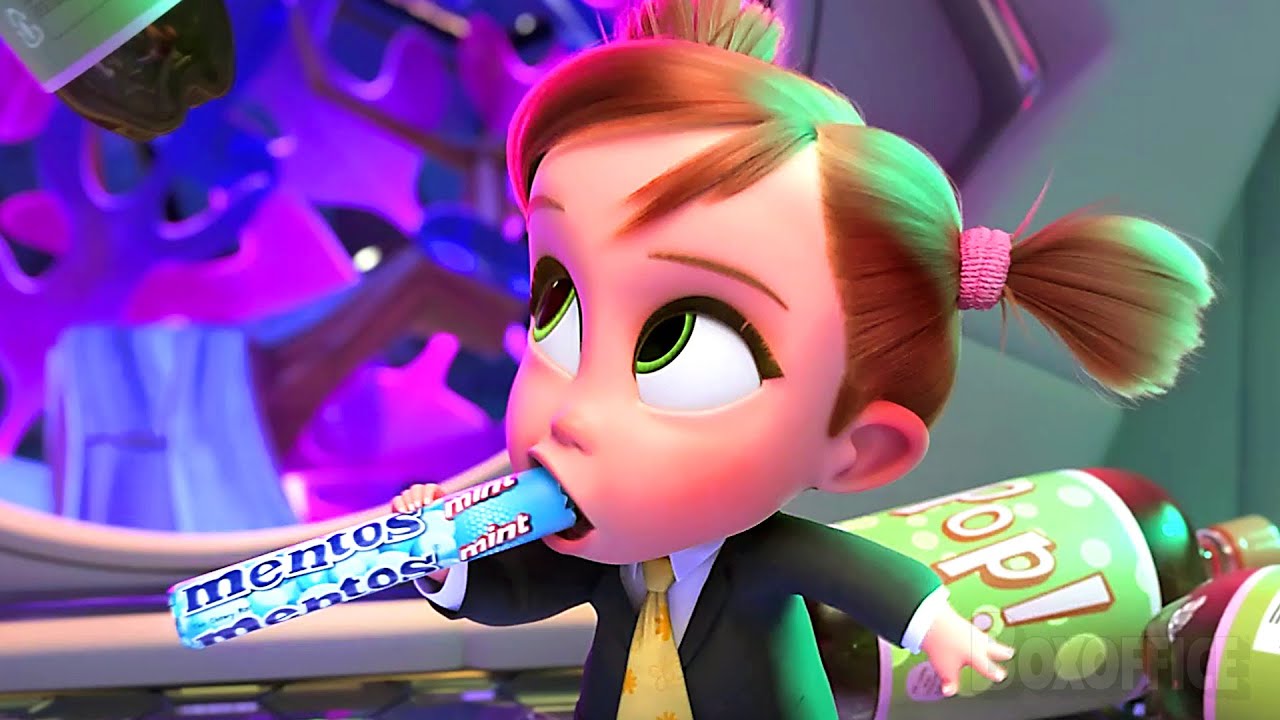 Il geniale attacco di mentos da parte di Boss Baby | Baby Boss 2 | Clip in Italiano