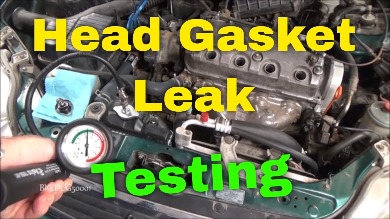 Honda Head Gasket Leak Testing Using Coolant Pressure Tester