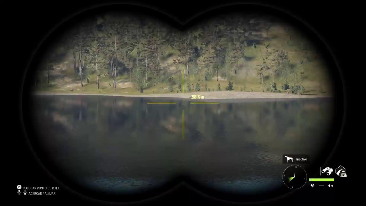 Thehunter, probando las nuevas armas.