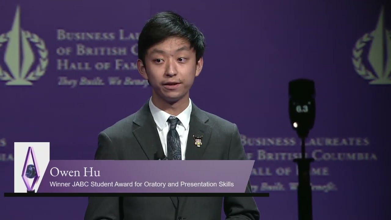 Owen Hu &ndash; Oratory Student Speech