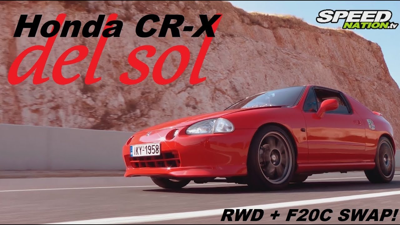 Honda CR-X del Sol. Rear Wheel Drive  + F20C Swap (240Ps)