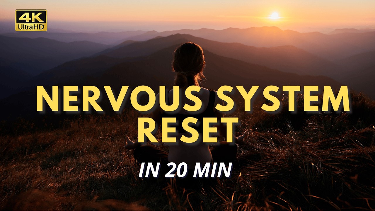 Vagus Nerve Relax Meditation | These 20 Min Somatic Techniques FINALLY Calm Your Mind  [4K]