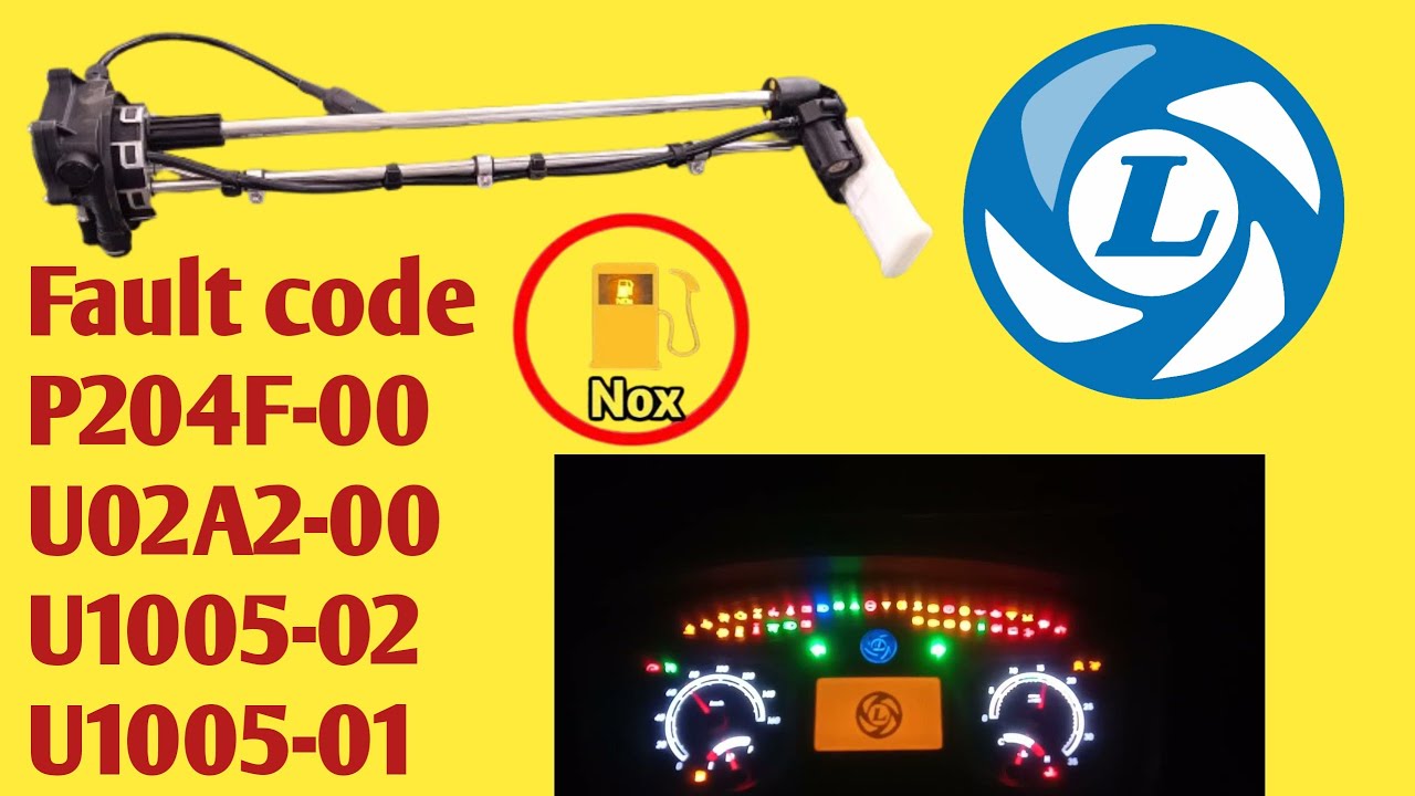 P204f-00|U02A2-00|U1005-00|U1005-01|Fault code|Ashok Leyland nox problem|#nox