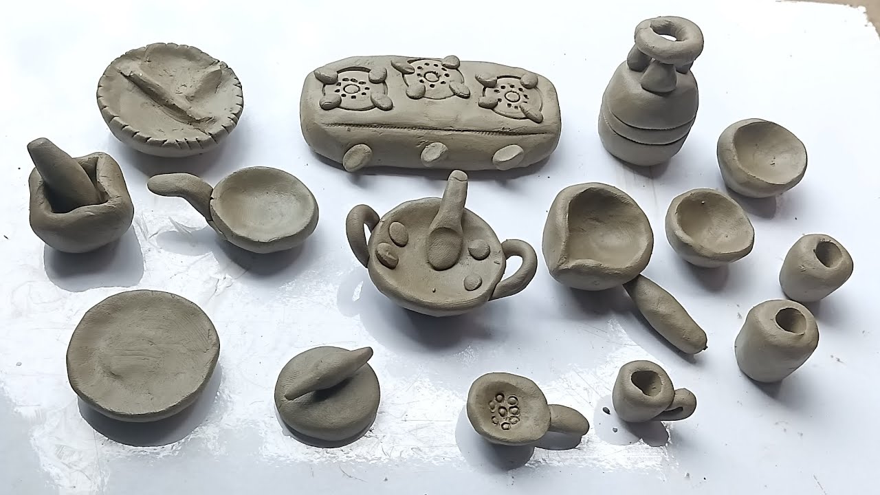Mini गैस सिलेंडर mitii Art # how easy art for Mitti ke bartan trending art Mitti  Ke khilaune banaen