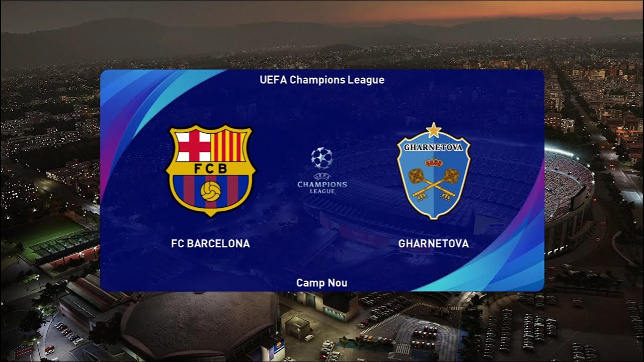 PES 2021 - Barcelona vs Gharnetova | UEFA Champions League 21/22 Matchday 3 | PC Gameplay [4K]