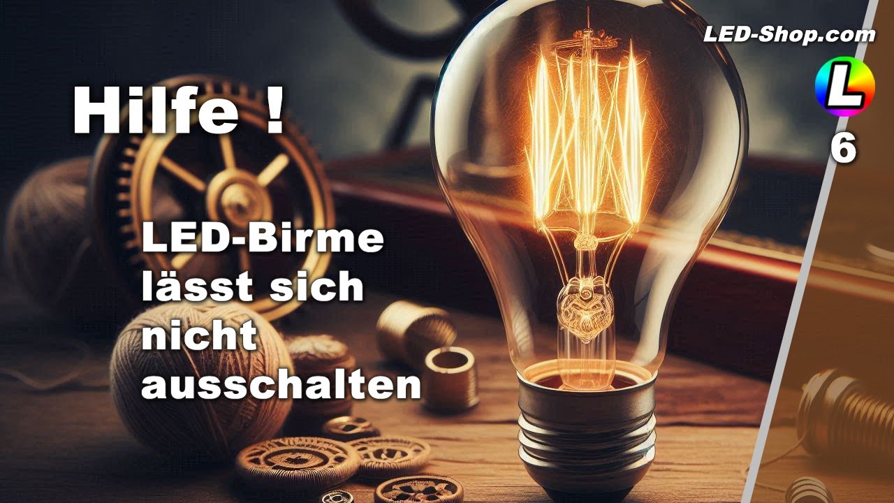 Warum LED-Birnen blinken und wie man das beheben kann