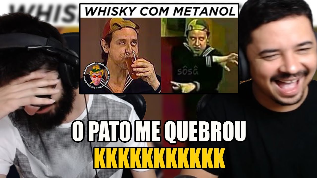 TENTE NÃO RIR / Metanol na BEBIDA kkkkk | REACT