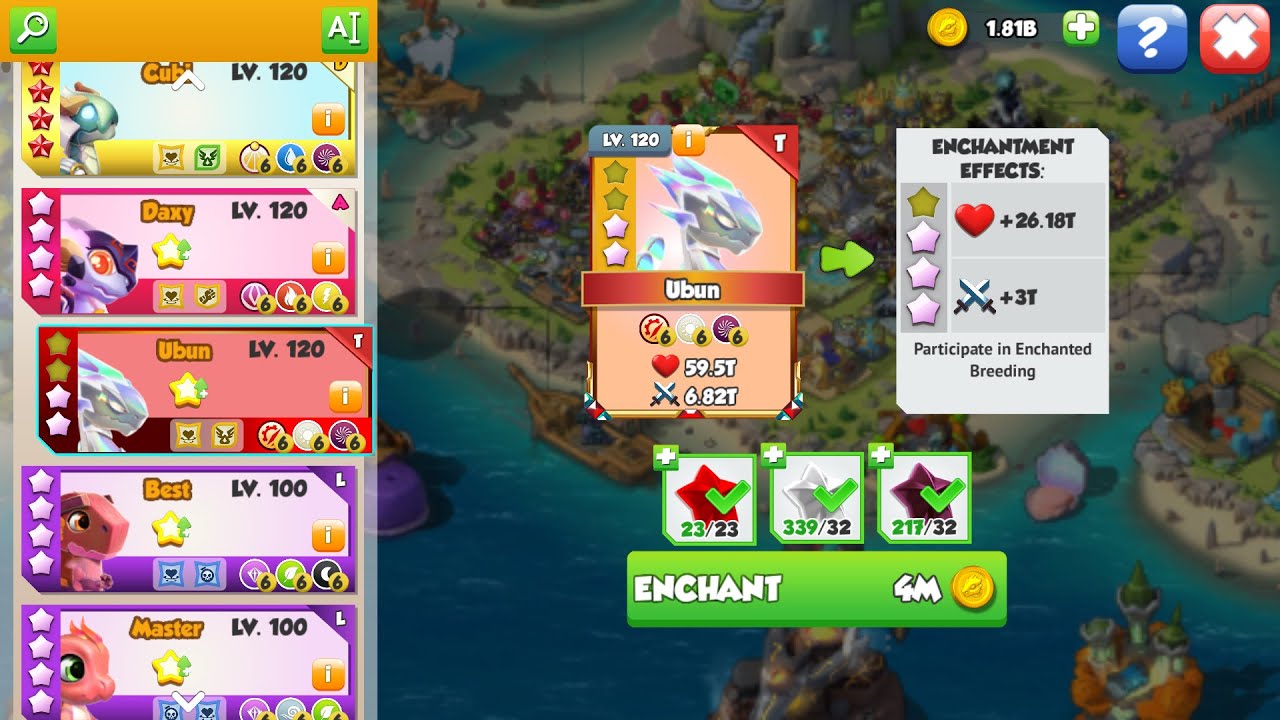Upgrade Prisma Dragon to 7th star - Dragon Mania Legends