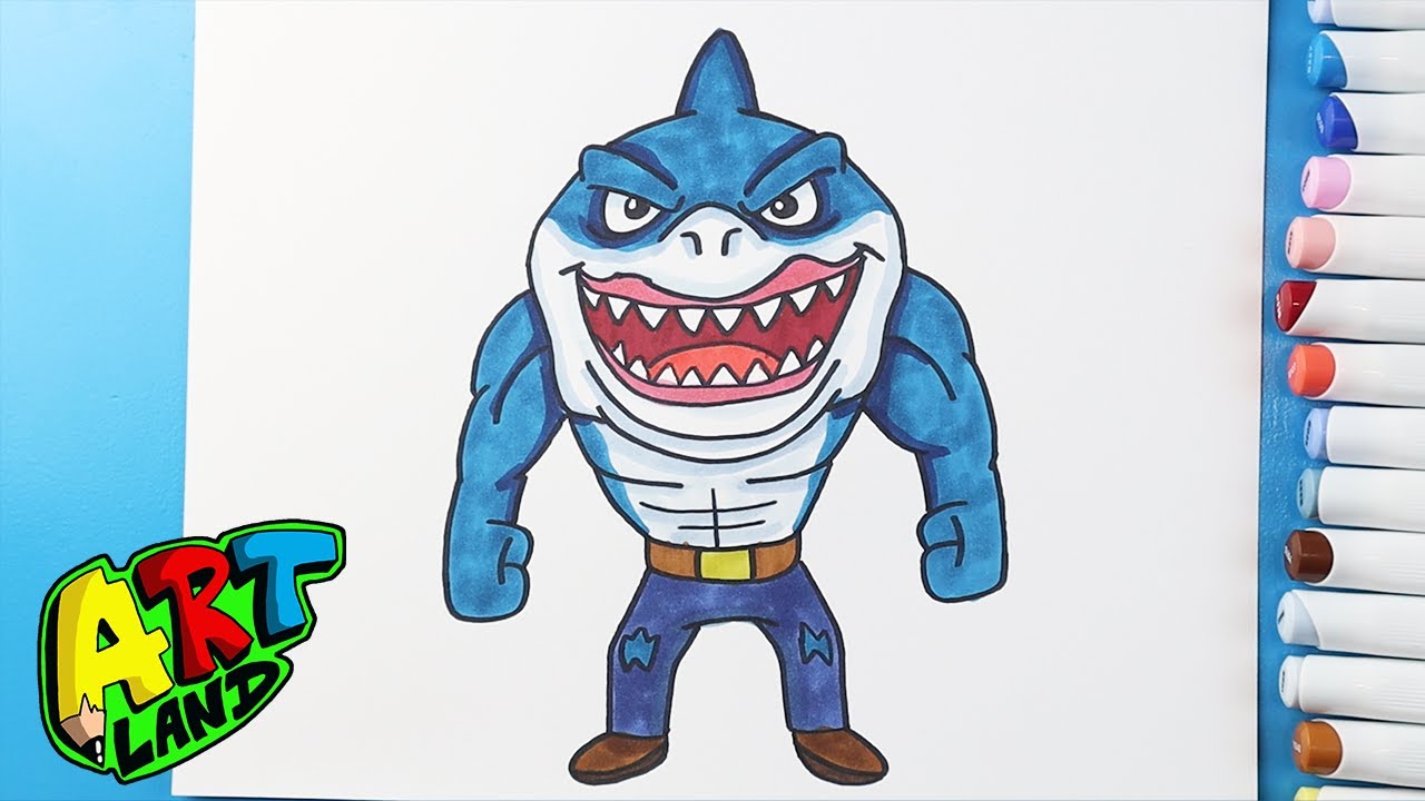 How to Draw Ripster | Street Sharks