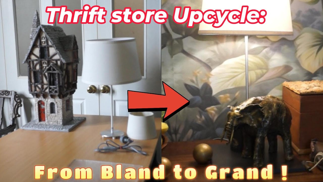Thrift Store Upcycle - let's elevate! / #upcycling #diy #wildlifeart
