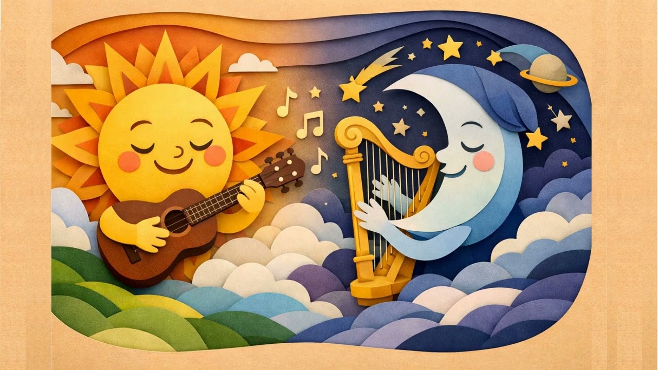 SOL E LUA - Música infantil sobre harmonia e amizade