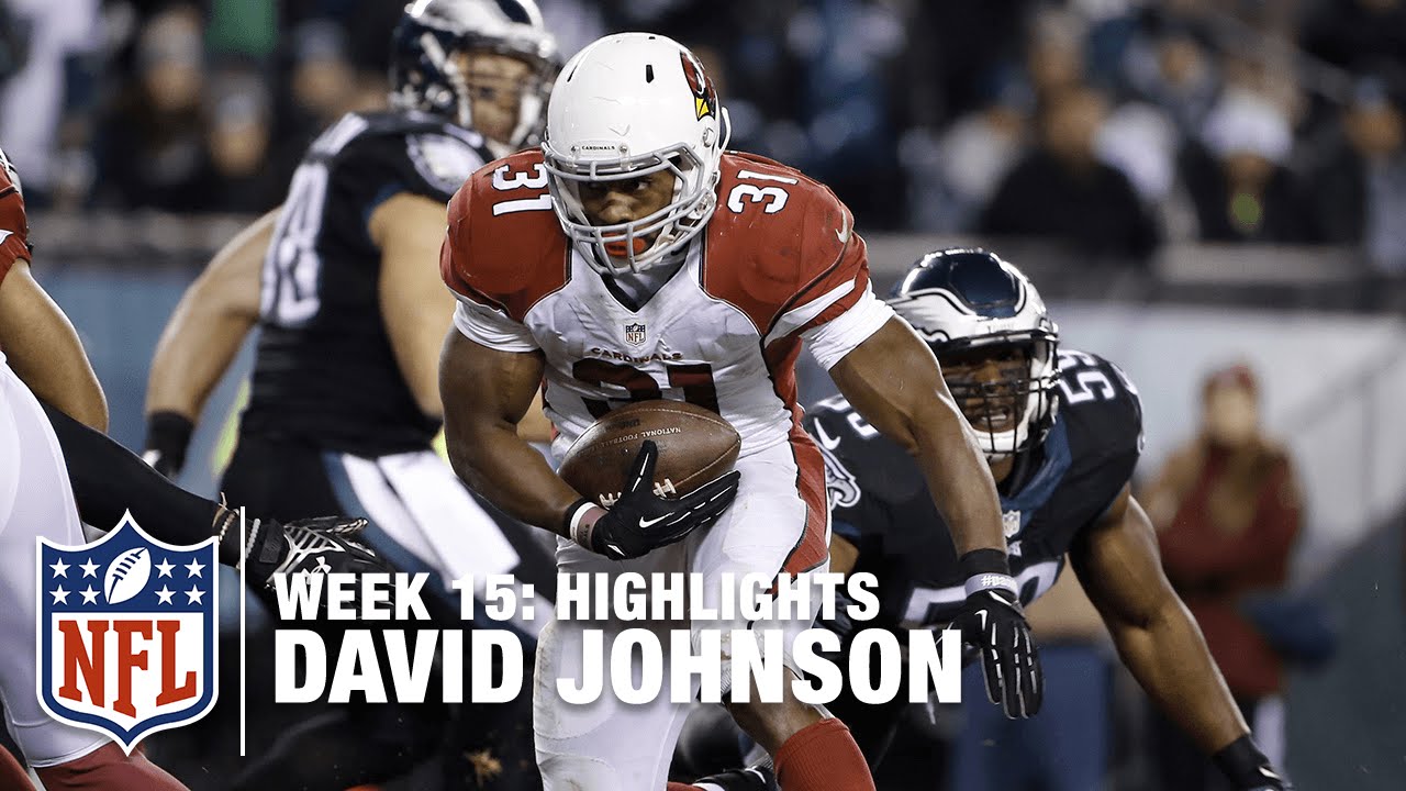 David Johnson Highlights from Career-High 187-Yard Game | Cardinals vs. Eagles | NFL
