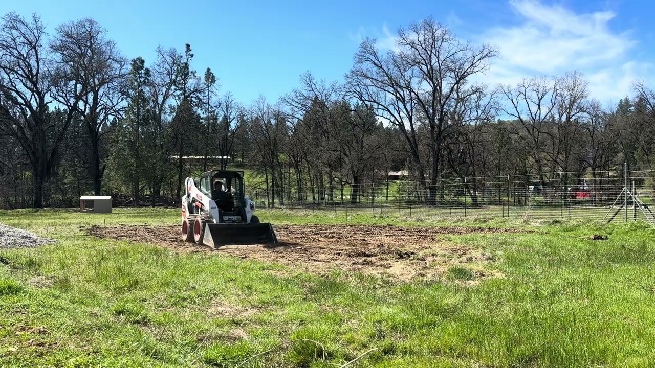 Land prep for the Airstream 