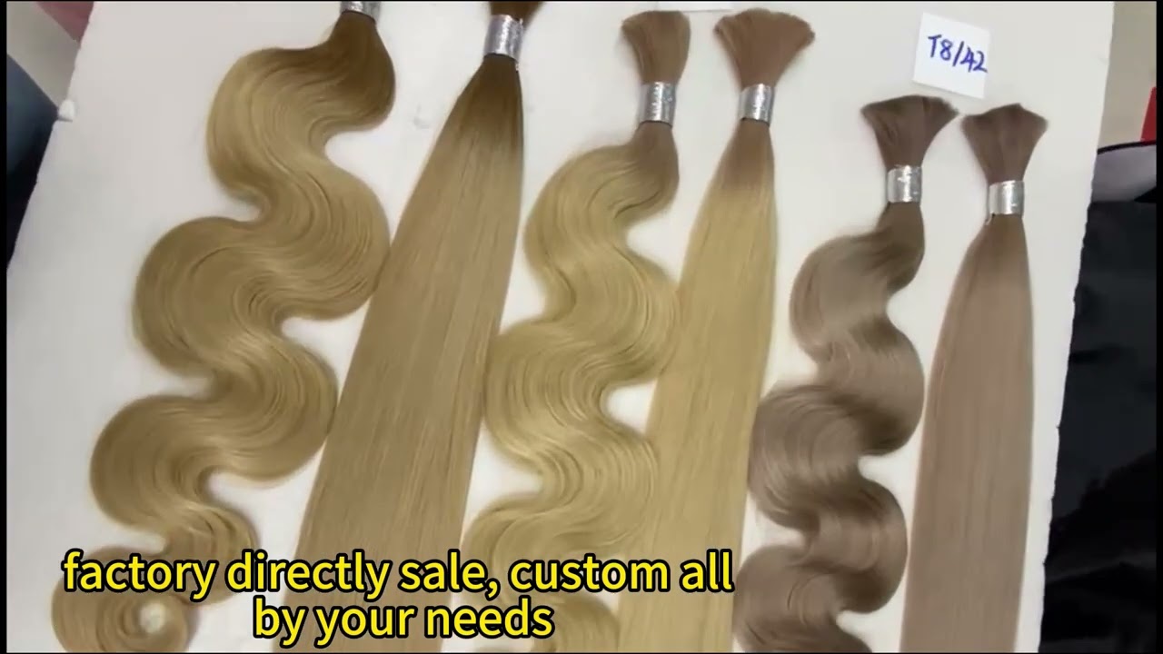 FH human hair in bulk#humanhairfactory #hairbulk