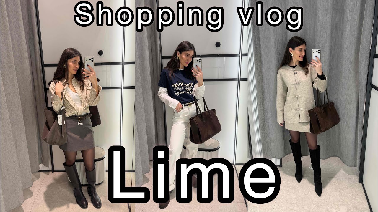 Lime. Shopping vlog с примеркой 