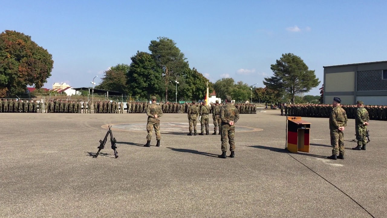 Kommando&uuml;bergabe Luftwaffenausbildungsbataillon S&uuml;dpfalz Kaserne Germersheim