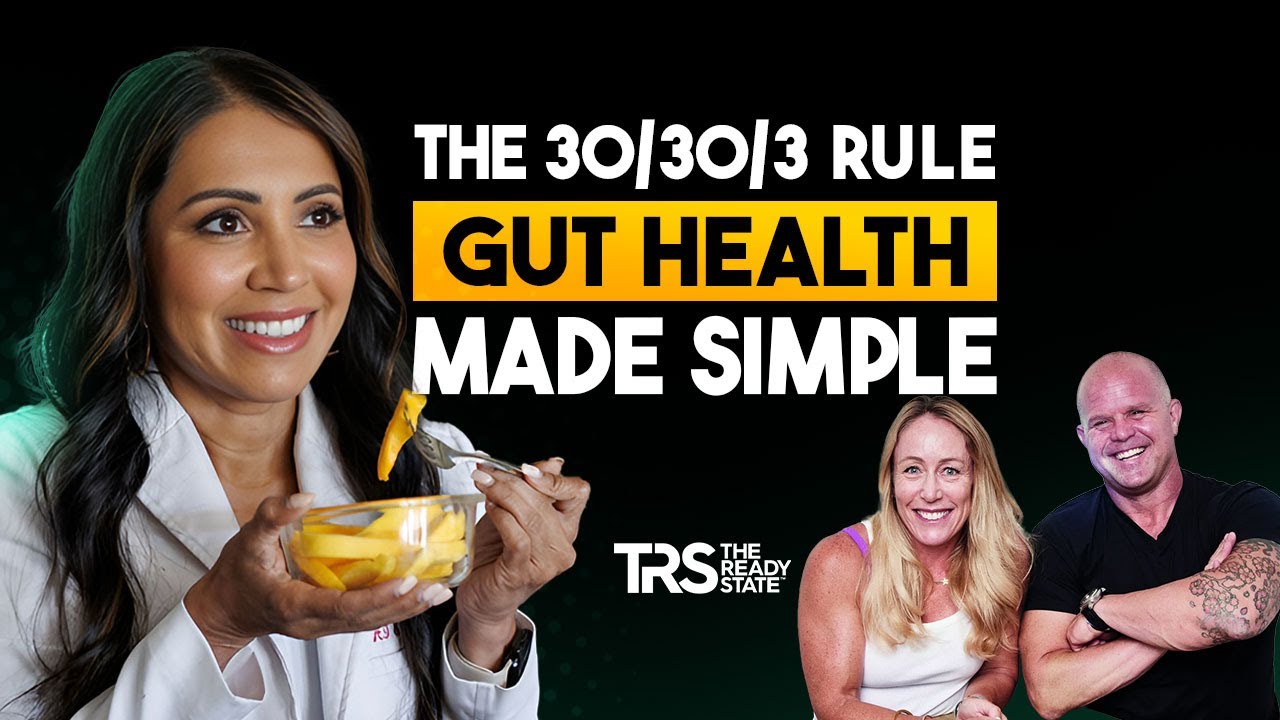 🥦 30-30-3 Rule for Gut Health & Longevity | Fiber, Protein & Probiotics Explained