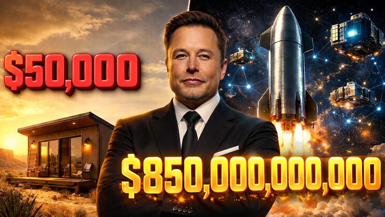Why the World's First Trillionaire Lives in a $50,000 Box? (The Truth about Elon Musk)