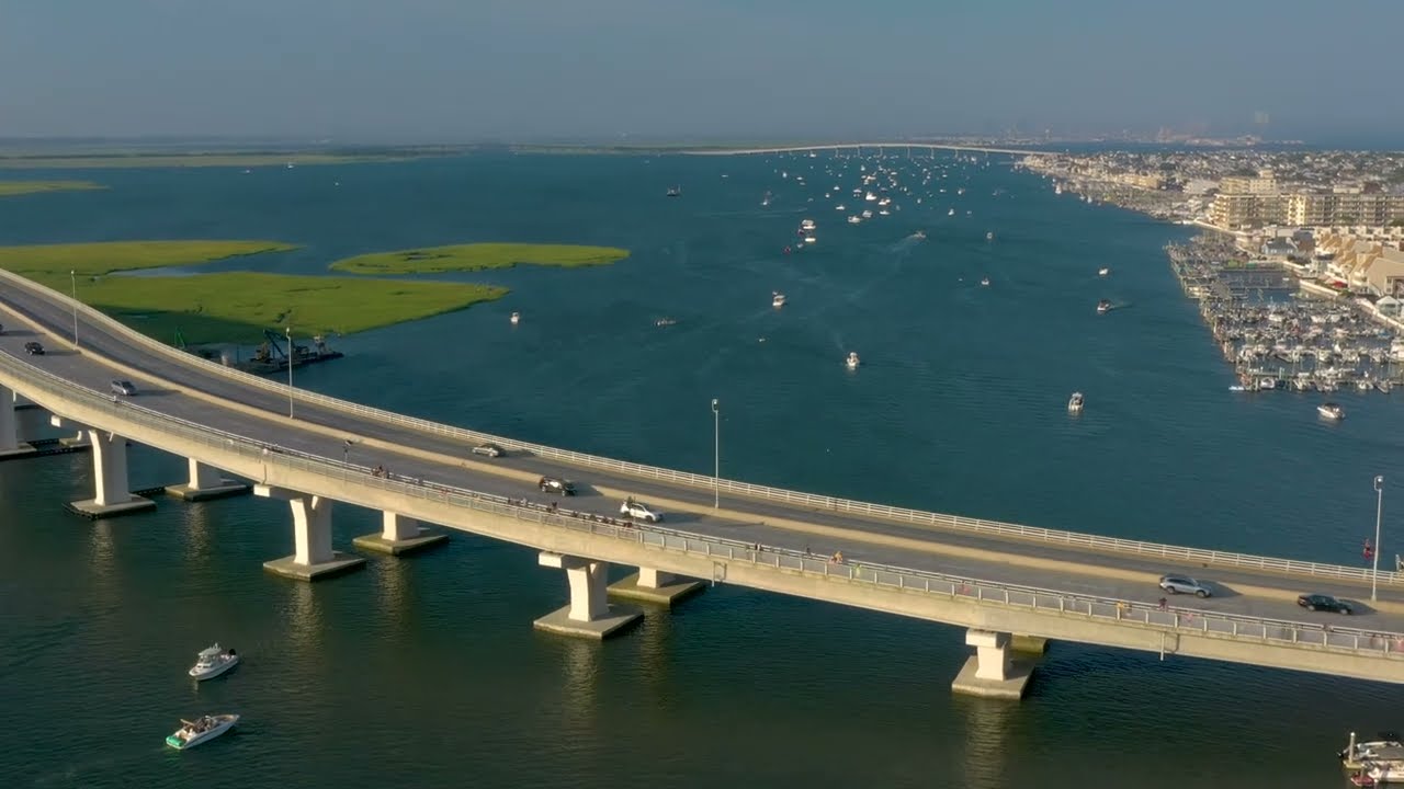 4K Drone Footage: Ocean City, NJ Nights in Venice 2022