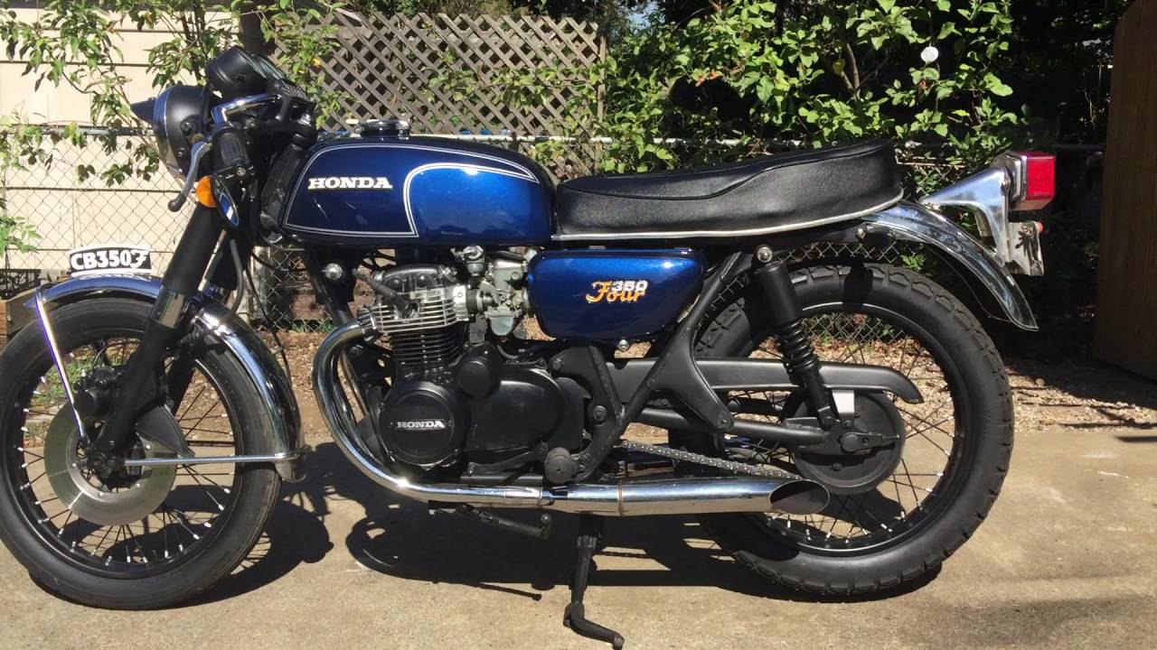Junkyard cb350 four is alive again