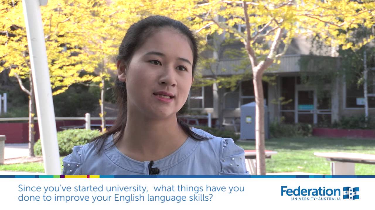 International Student VoxPop 1: Improving your English language skills