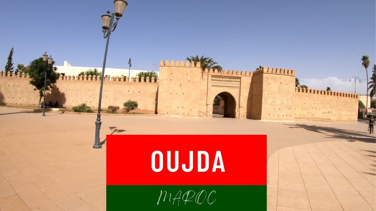 Walking Tour of Oujda city (Boulevard Bir Anzarane)  Morocco Africa Video Walk【4K】