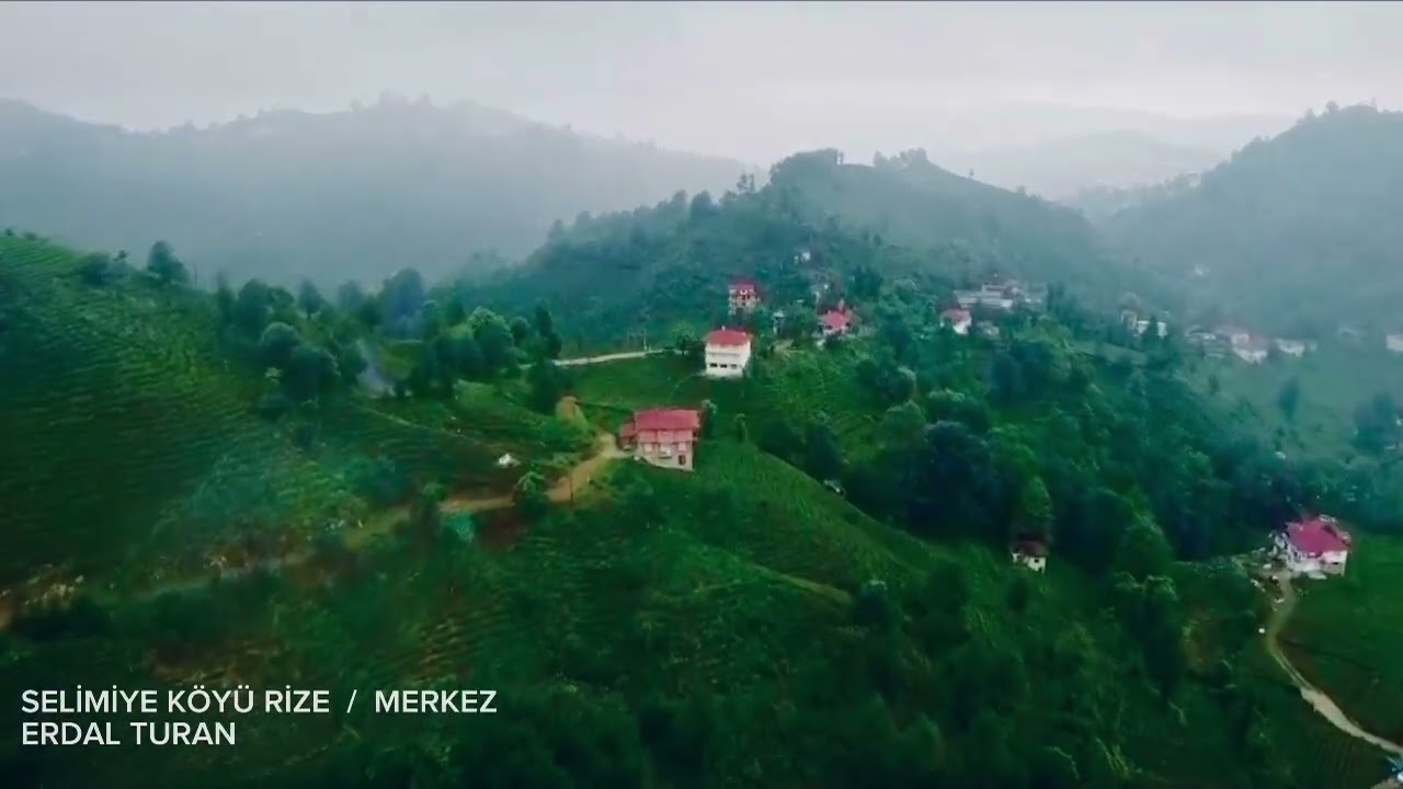 Rize Selimiye köyü drone çekimi