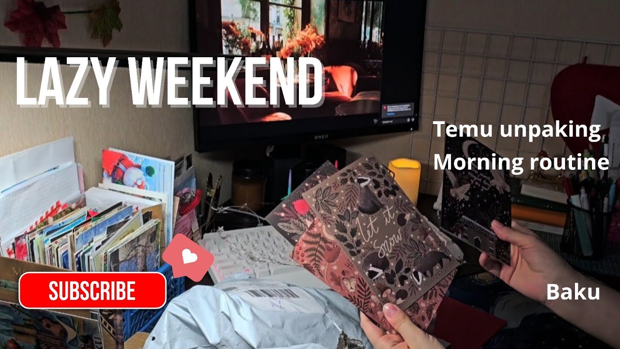 ВЛОГ Ленивый выходной/ Ноябрь 25/ Посылка Temu