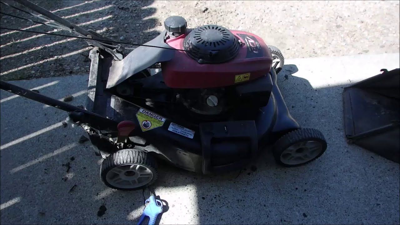 A Really Rough Honda GCV160 Mower