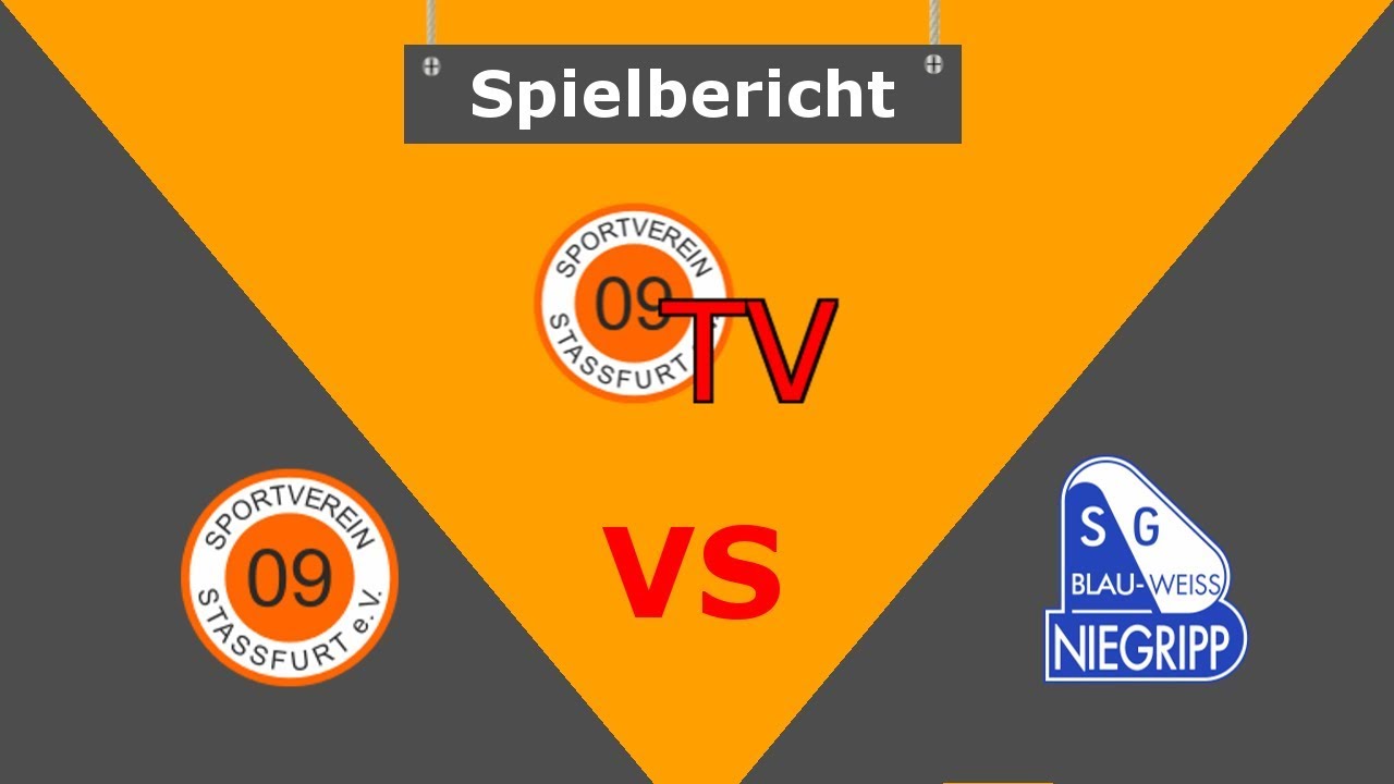 Spielbericht SV 09 Stassfurt - SG Blau-Weiß Niegripp