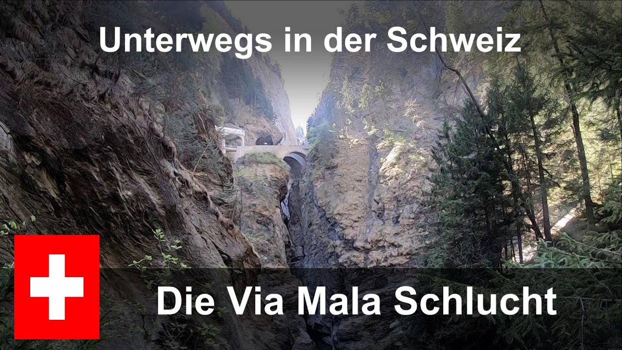 Schweiz: Die Viamala Schlucht
