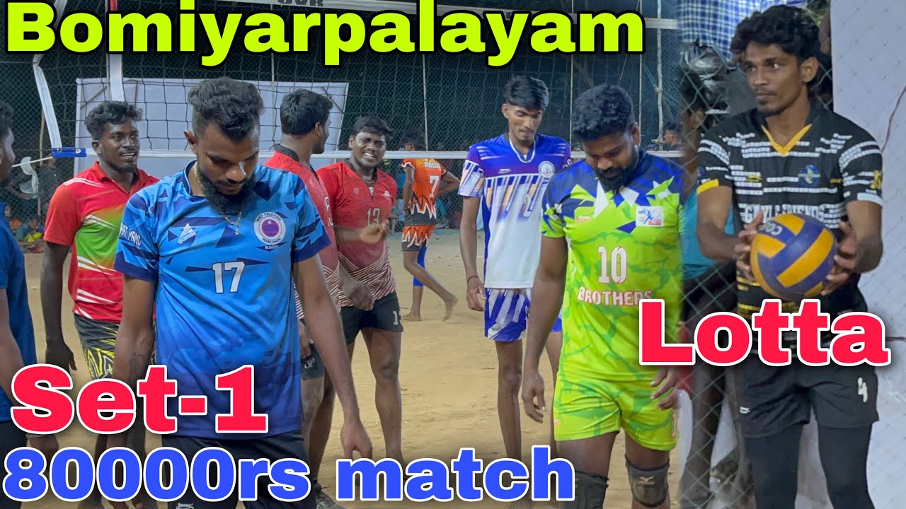 80k match 🔥🔥| Bomiyarpalayam Vs Gayle friends | Super firing match | Mr Love Volleyball