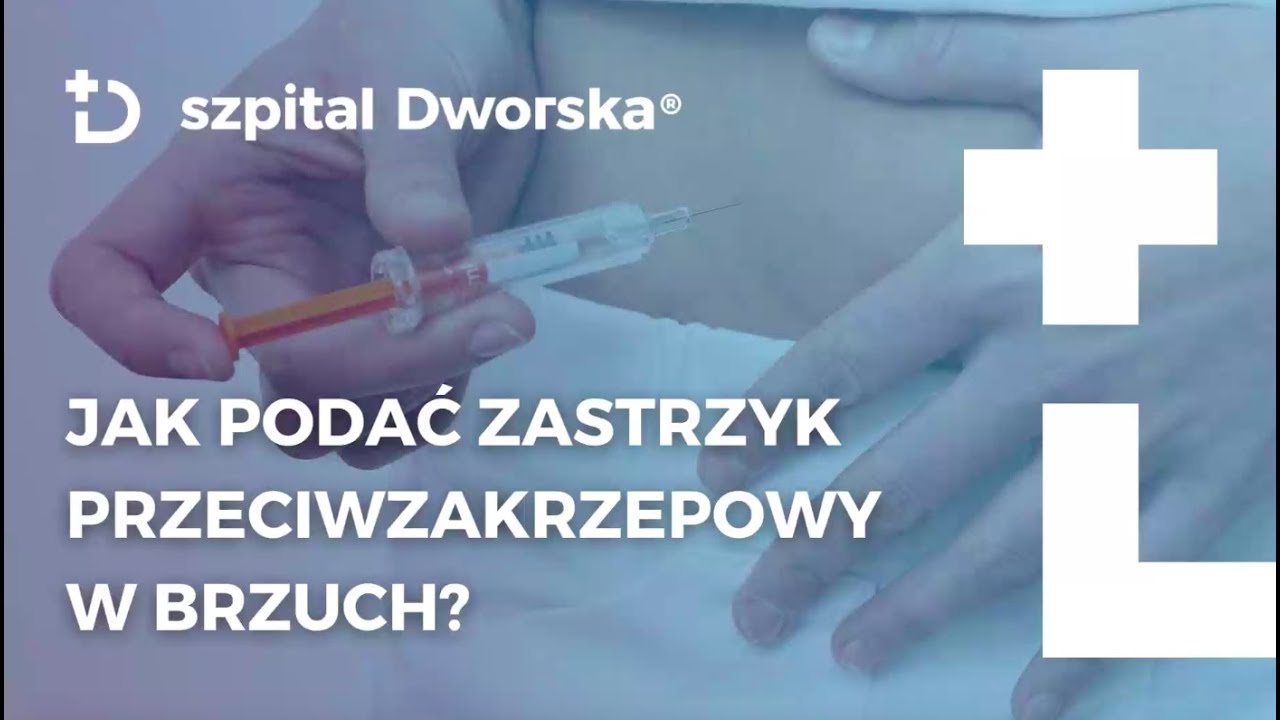 Zastrzyk w brzuch - Jak podać lek przeciwzakrzepowy? - Szpital Dworska