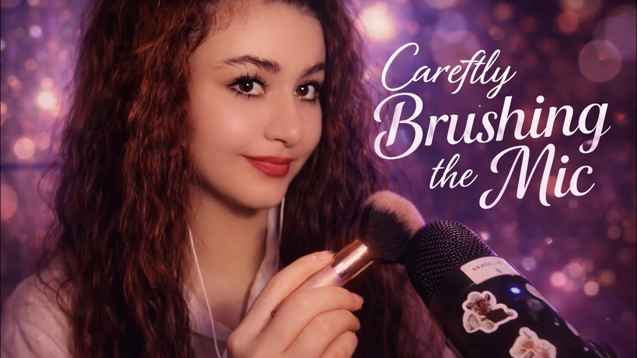 ✨ ASMR Extremely Relaxing Mic Brushing (Sleep in Minutes) and trigger sounds of the book 