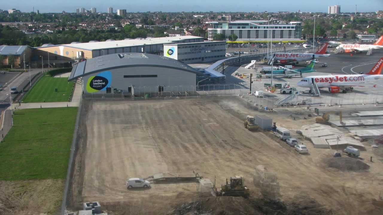 Timelapse video of London Southend Airport's new passenger terminal
