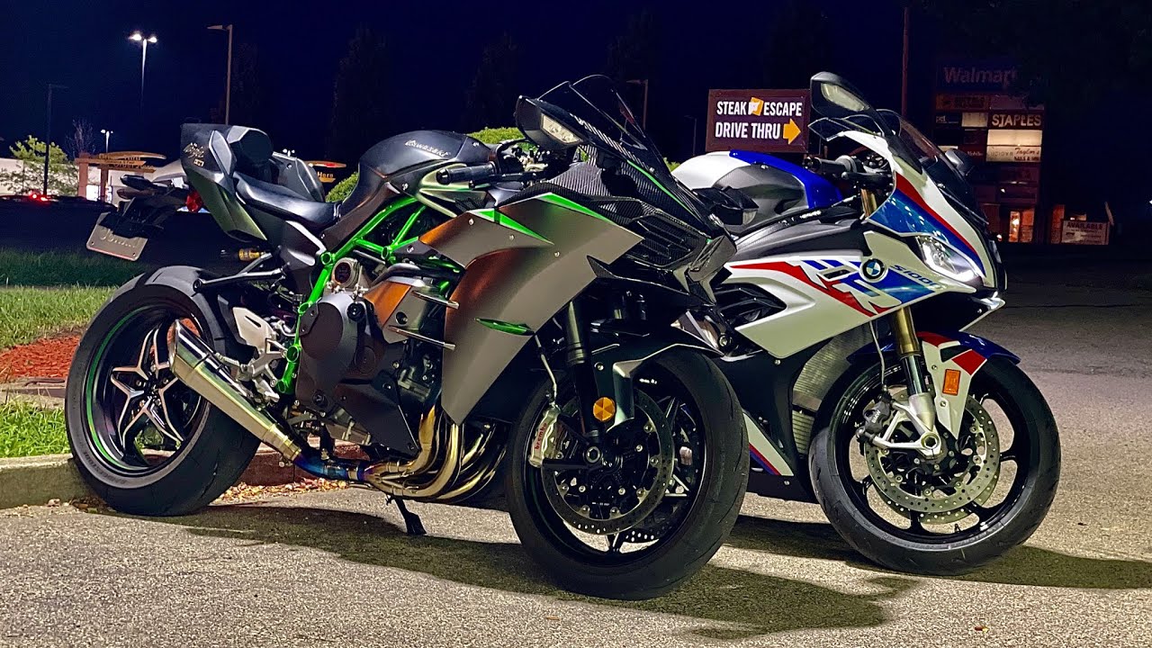 NINJA H2 CARBON & S1000RR M NIGHT RIDE