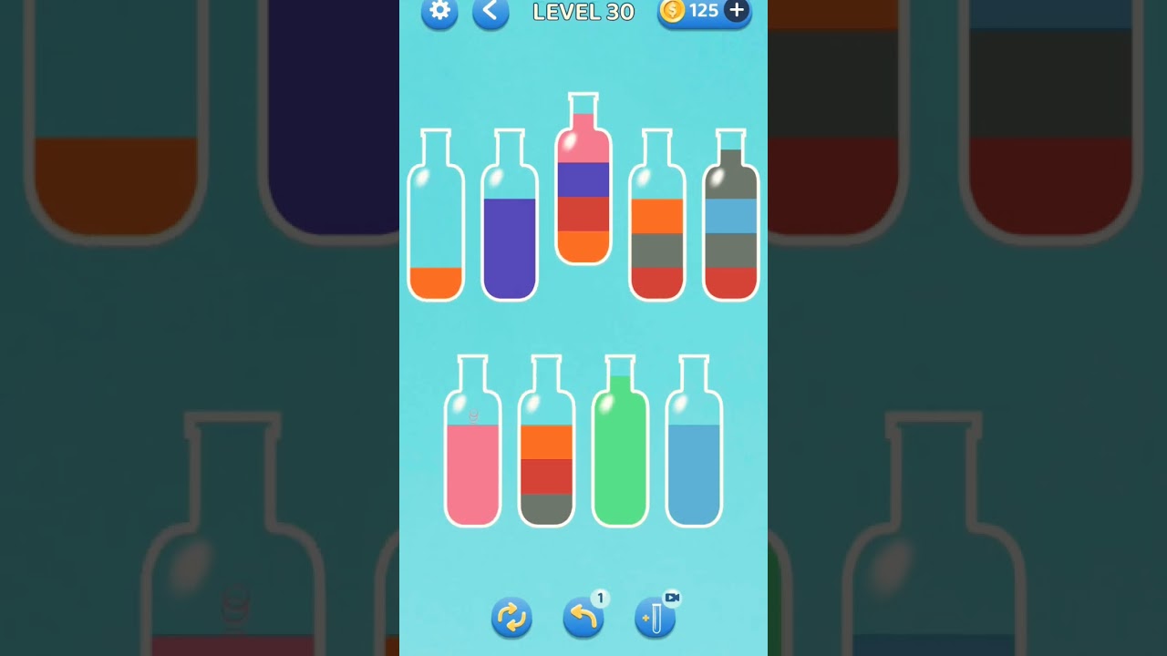 water sort puzzle level 30 #water