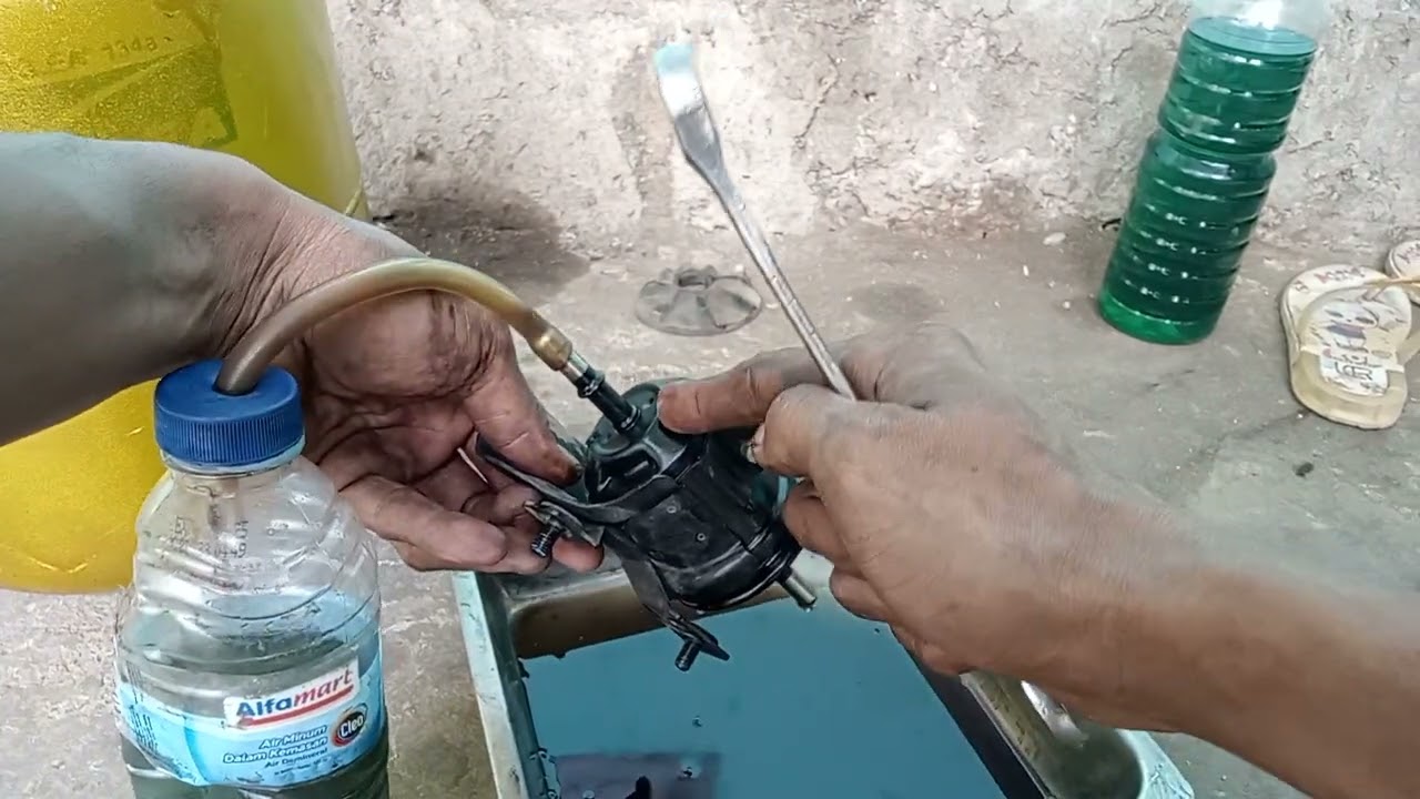 cara membersihkan filter bensin Xenia Avanza dengan mudah dan murah
