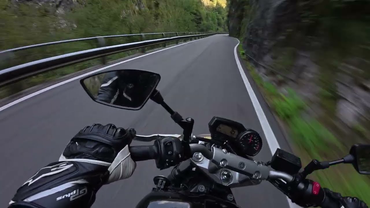 Yamaha FZ6 | DJI Action 5 pro [RAW Sound / Video] 4K