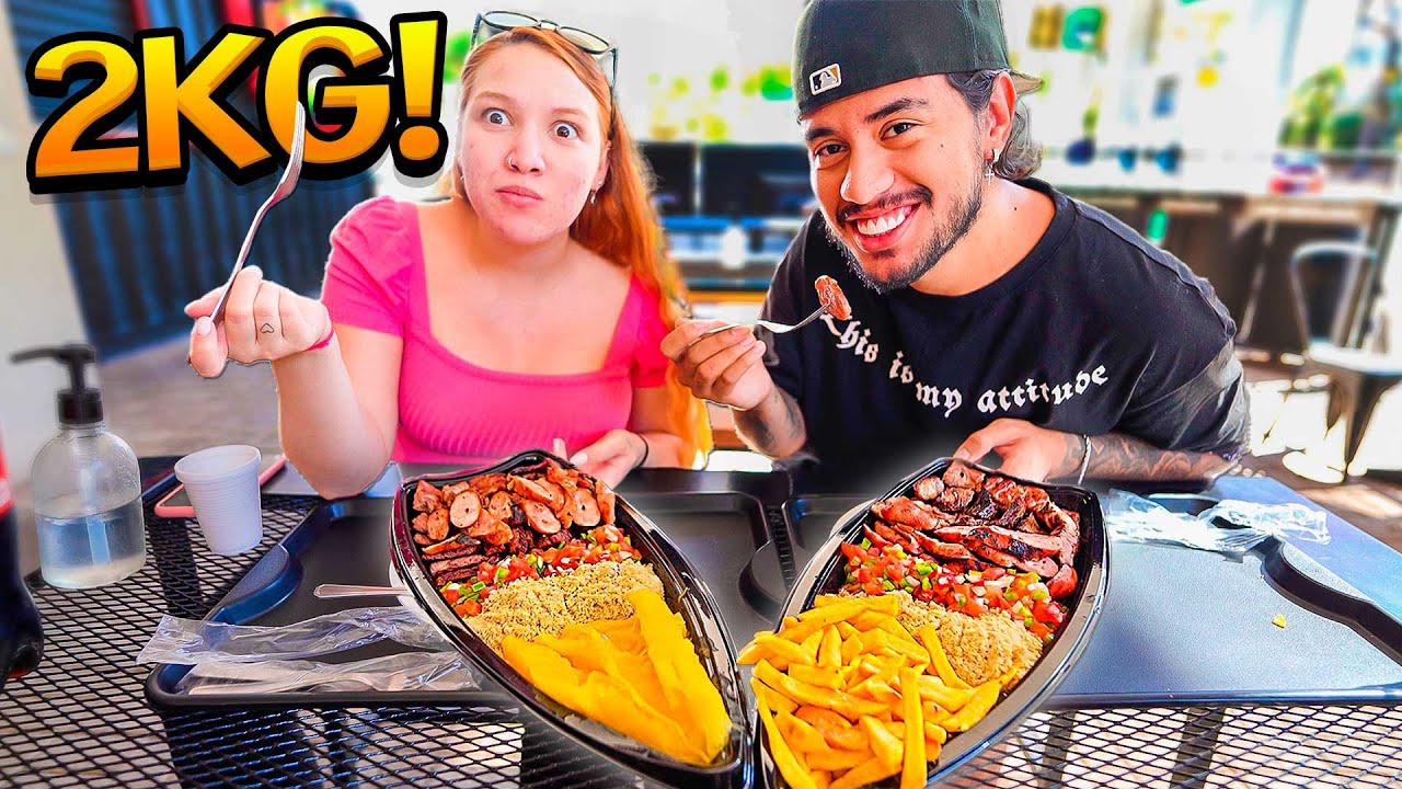 COMEMOS ESSAS BARCAS DE CHURRASCO GIGANTE DE 2KG!