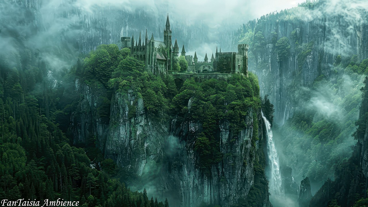 Celtic Easter Music 2026 🌸Enchanted Forest Castle & Waterfall for Deep Sleep,Focus