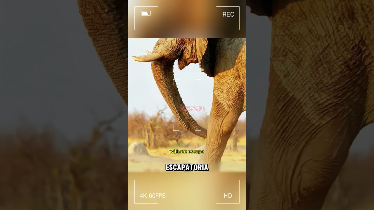 protecci&oacute;n del elefante macho#curiosidadesanimales #animales #animalesalvajes #wildlife  #animals