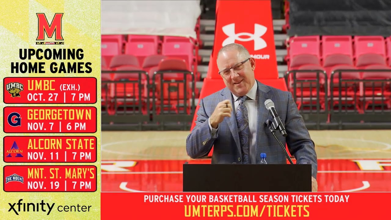 Maryland Basketball Media Day | Head Coach Buzz Williams Press Conference | 10/23/25