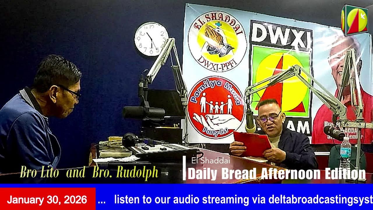 DWXI 1314 AM Live Streaming I Friday (January 30, 2026) #dailybreadafternoonedition
