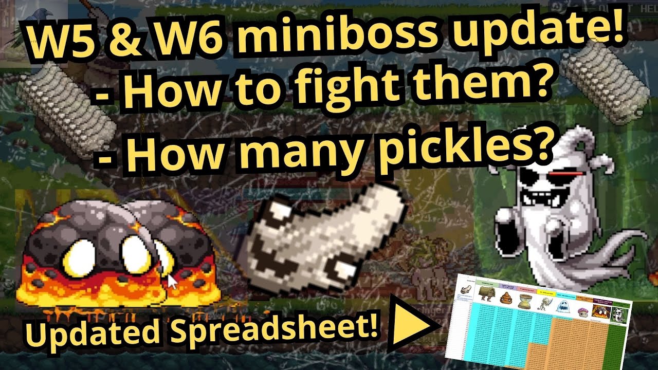 How many pickles do you bring to a boss fight? W5 and W6 miniboss update! #idleon #harbingeriv