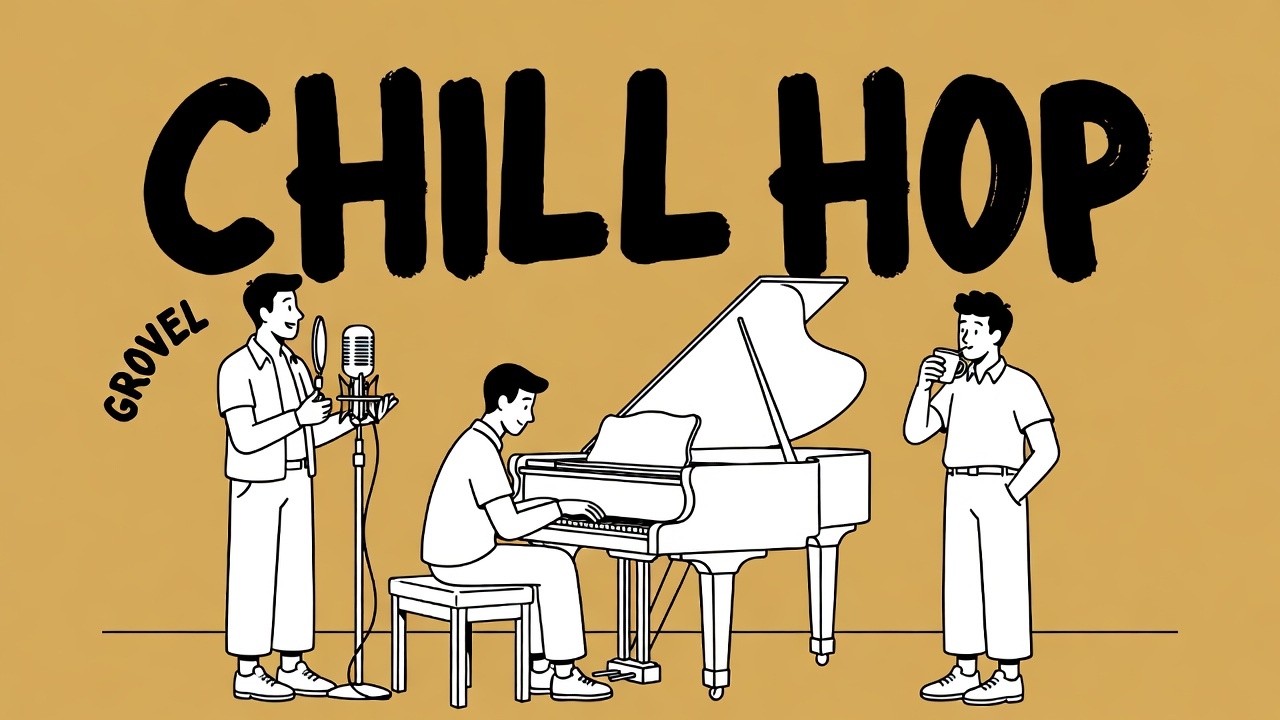 Rainy Jazzhop Café Sessions ☕️ Smooth Background for Work, Study & Unwinding